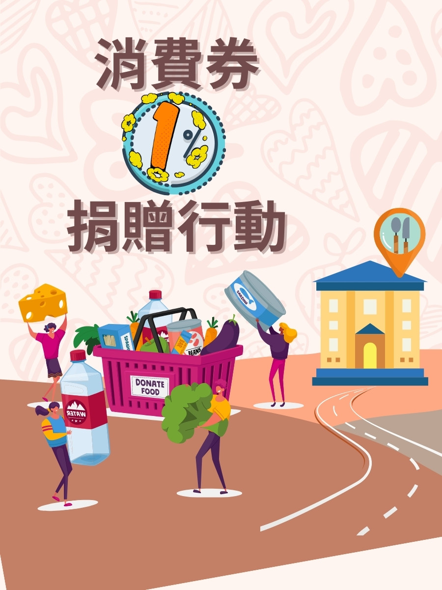 消費券1%捐贈行動-支持本地毛孩及食物銀行