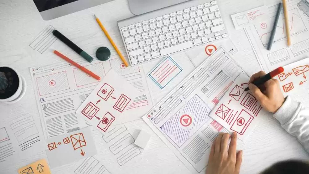 UI Design : création de croquis et wireframe