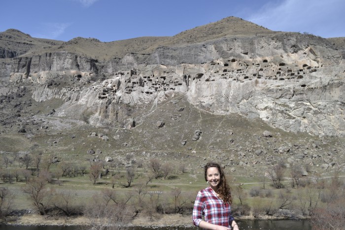 Our CELTA teacher travelling in Tbilisi