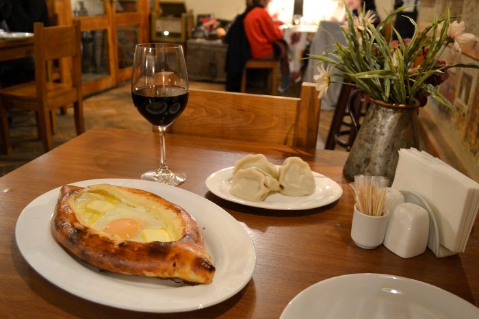 Delicious Georgian food in Tbilisi