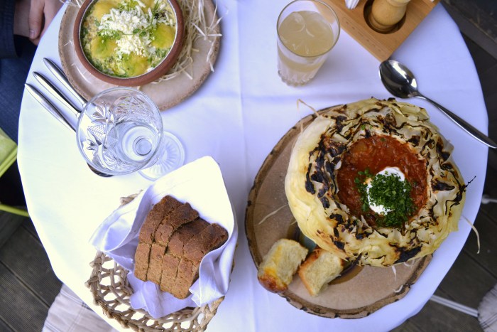 Ukrainian food in Kiev