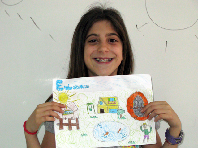 Lovely student of one of our English teachers
