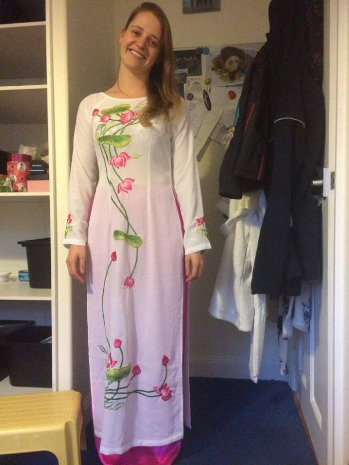 English teacher Georgie learned a lot about Vietnamese culture teaching there