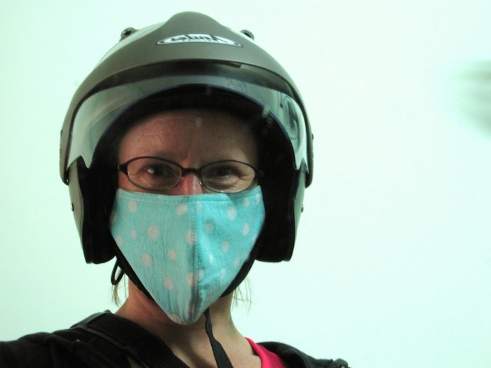 ESL teacher Sherry overcame her fear of riding a motorbike when she was working in Vietnam