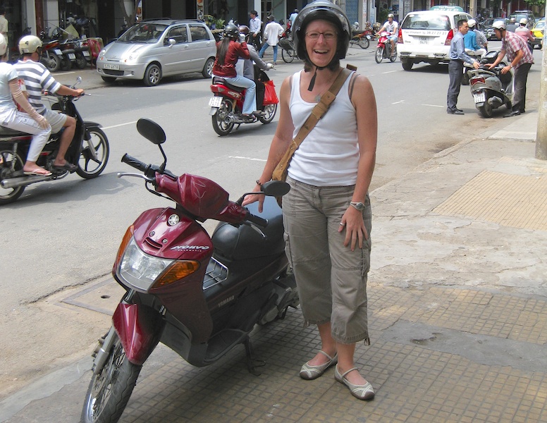 Sherry overcame her fear and experienced something new when she was teaching in Vietnam