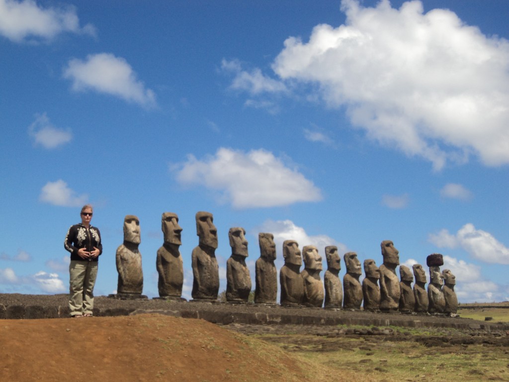 Easter Island offers enchanting natural landscapes and the mysterious statues of Moai that are worth a visit