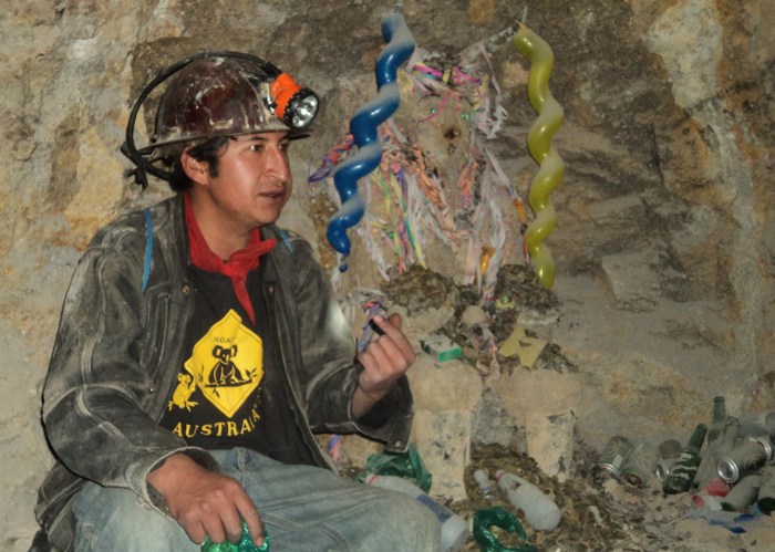 ESL teacher Fran toured Bolivia's mines during her time backpacking in the country