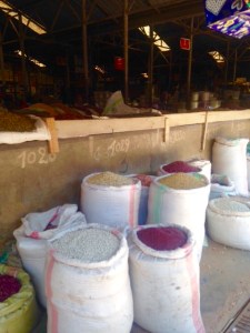 Robert Palisin's favourite section of the market is the local craft shops in Kigali, Rwanda