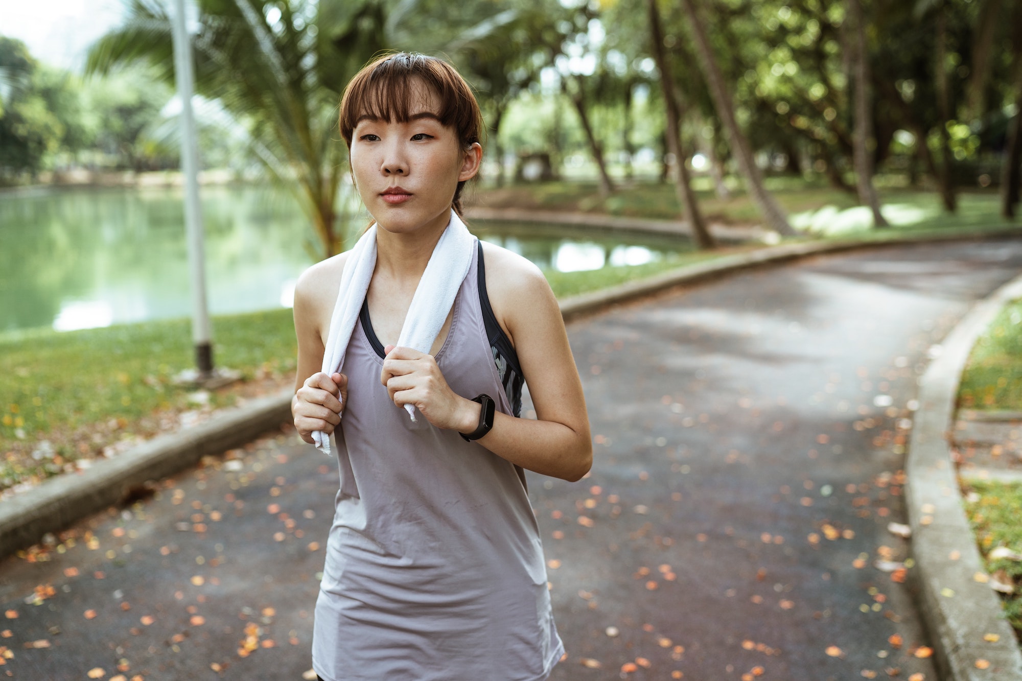 Travellers can check out their neighbourhood park or local spots for places they can work out at