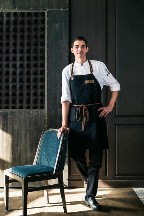 Chef Cuisinier Nicolas Cegretin Le Ricochet Restaurant au bord du lac d'Annecy