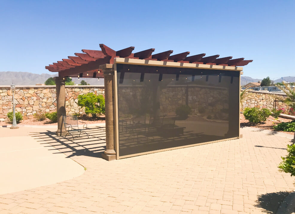 Retractable Solar Screens in El Paso Southwestern Home Products