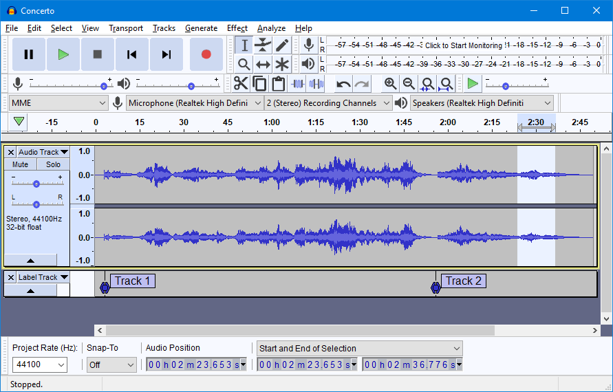 Il miglior daw audacity gratuito