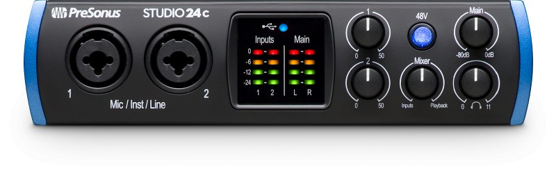 аудиоинтерфейс до 200 presonus studio 24c