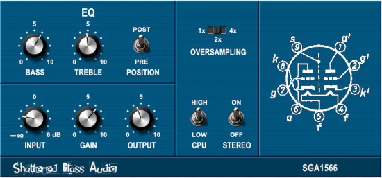 plugin di saturazione vocale sga 1566