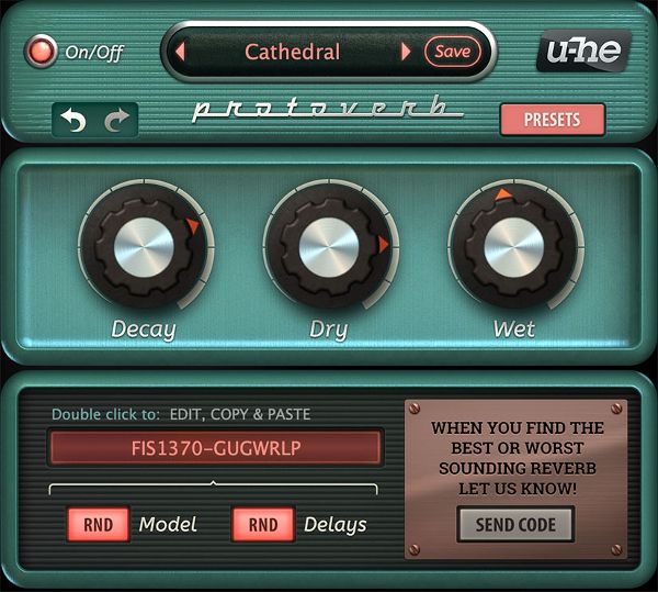 plugin per riverbero vocale protoverb