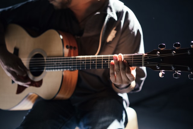 man with guitar