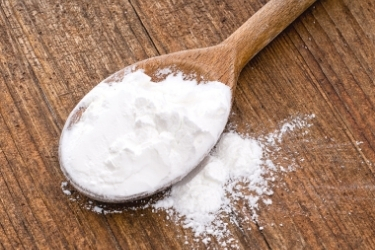 Spoon of cornstarch