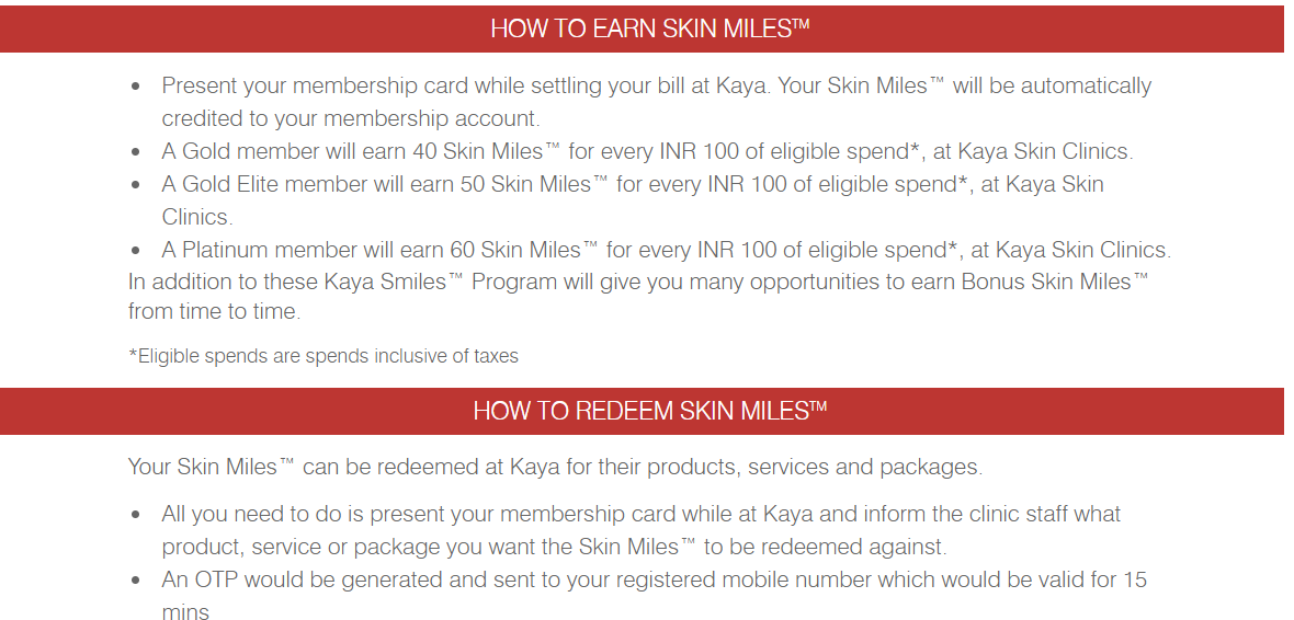 Kaya Smiles Rewards Program 5