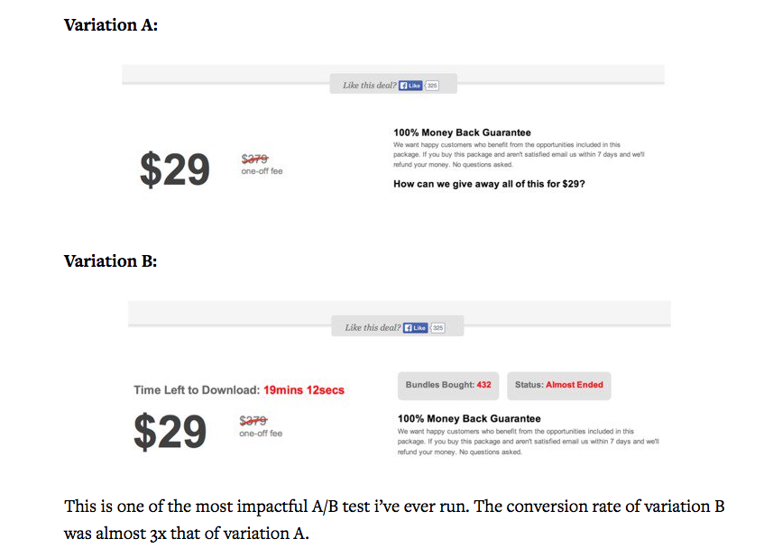 Sense of Urgency - marketing psychology and gamification