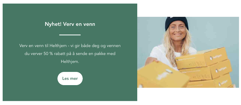 Helthjem refer a friend