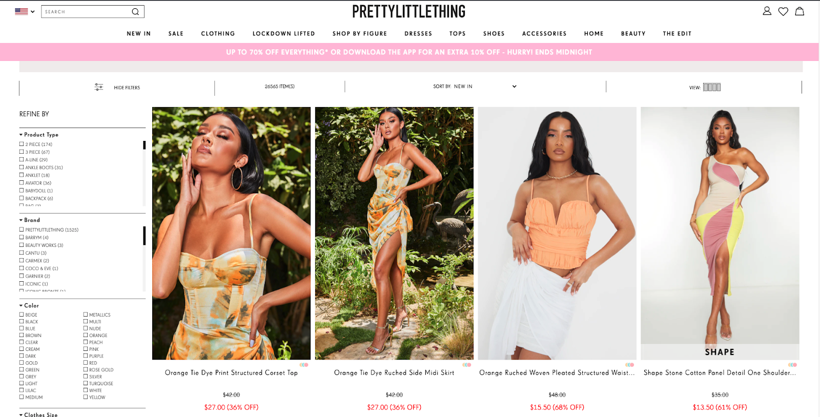 Sales page with auto-applied discount visible