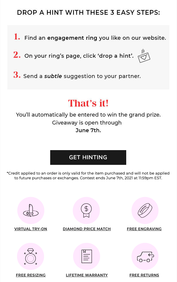 James Alen gift card giveaway 2