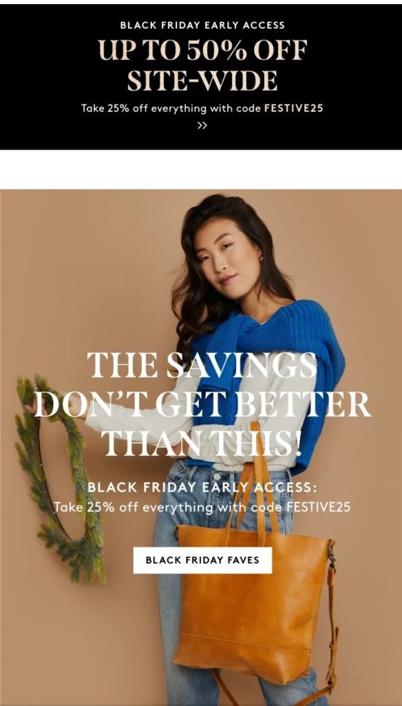 black friday sales campaign 2020 by ABLE