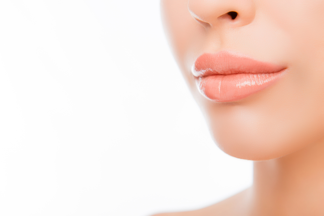 close up of woman's mouth