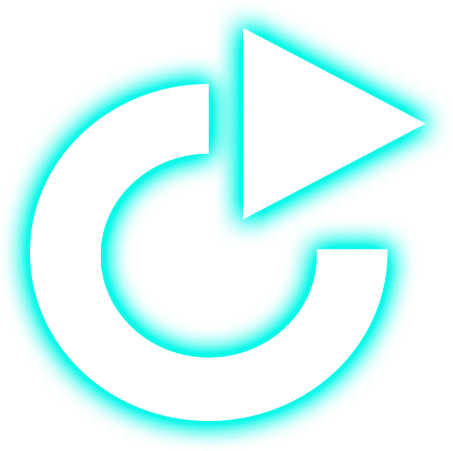 Large incard logo with glowing green borders