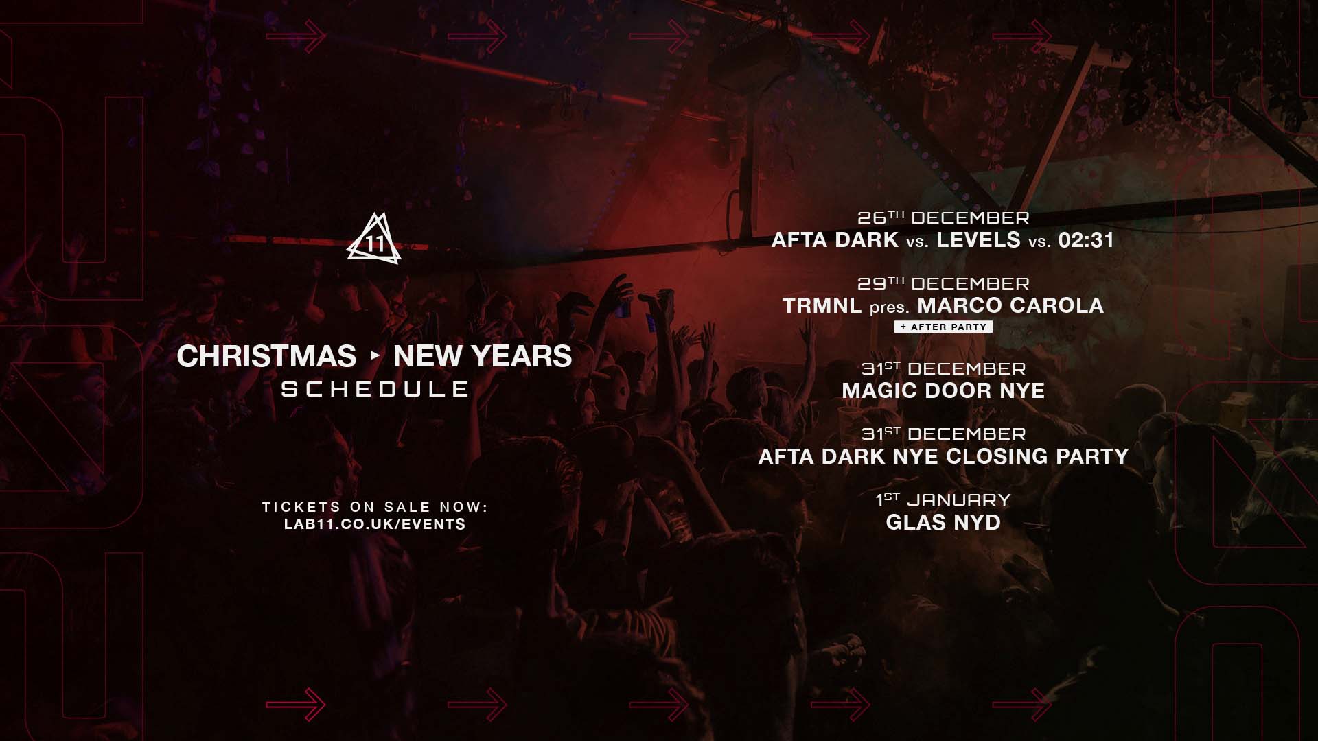 Christmas & New Years Schedule Artwork