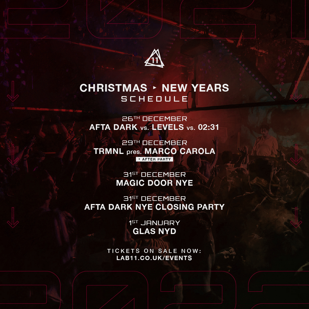 Christmas & New Years Schedule Artwork
