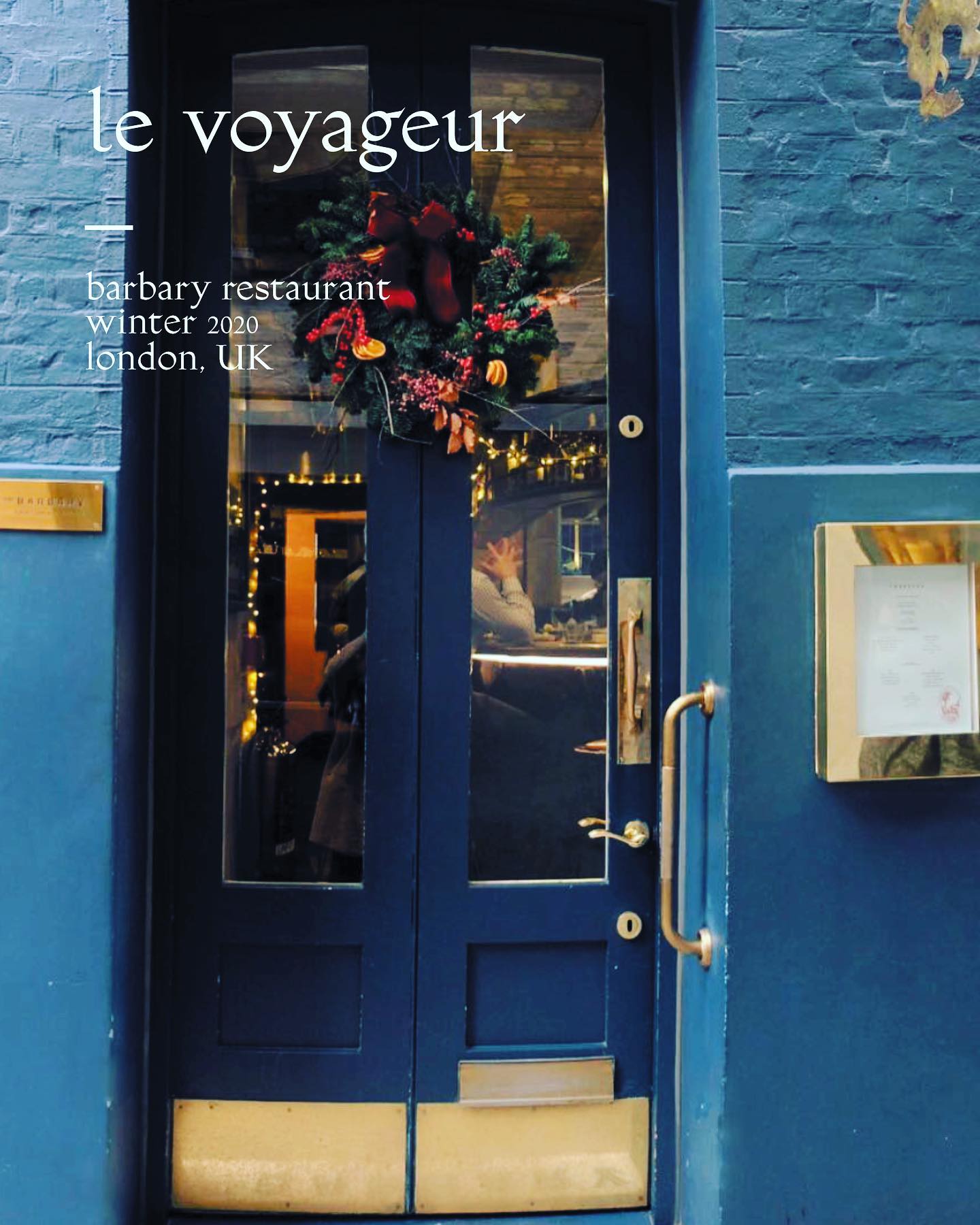 an instagram post from le voyageur
