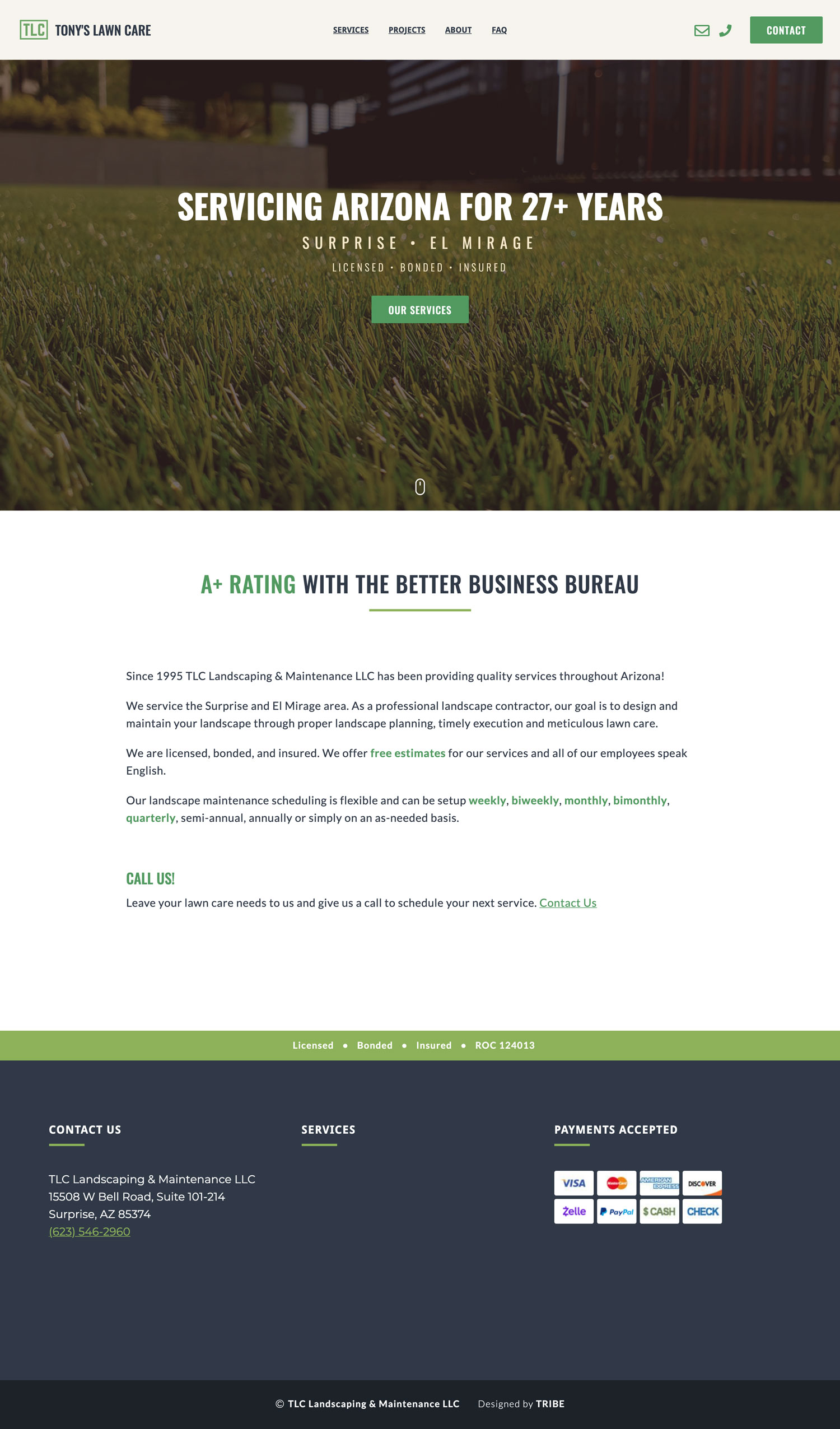 TLC Landscaping — Work of Anthony Benicki