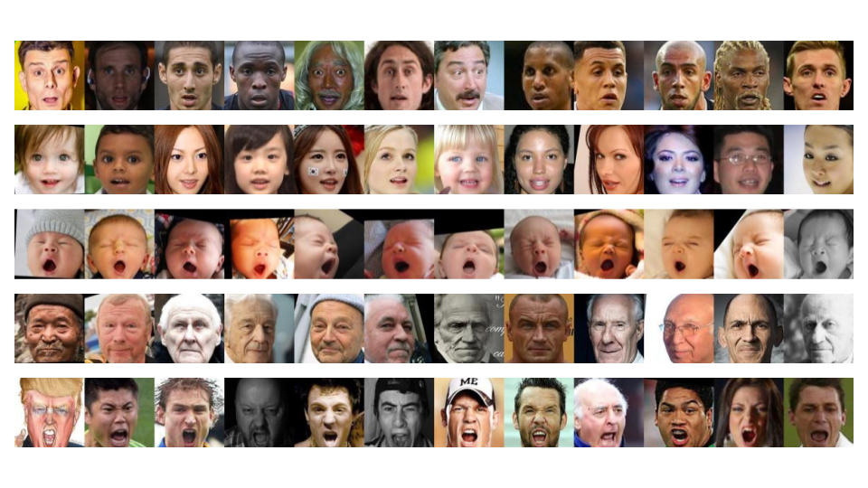 computer vision by Mobius Labs identifies facial expressions