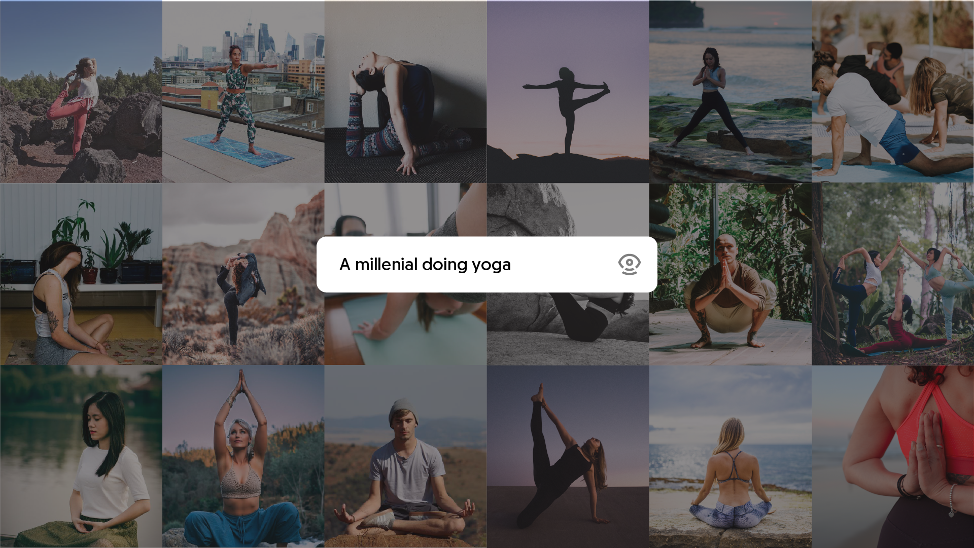 Millenial doing yoga | Visual search solution | Mobius Labs