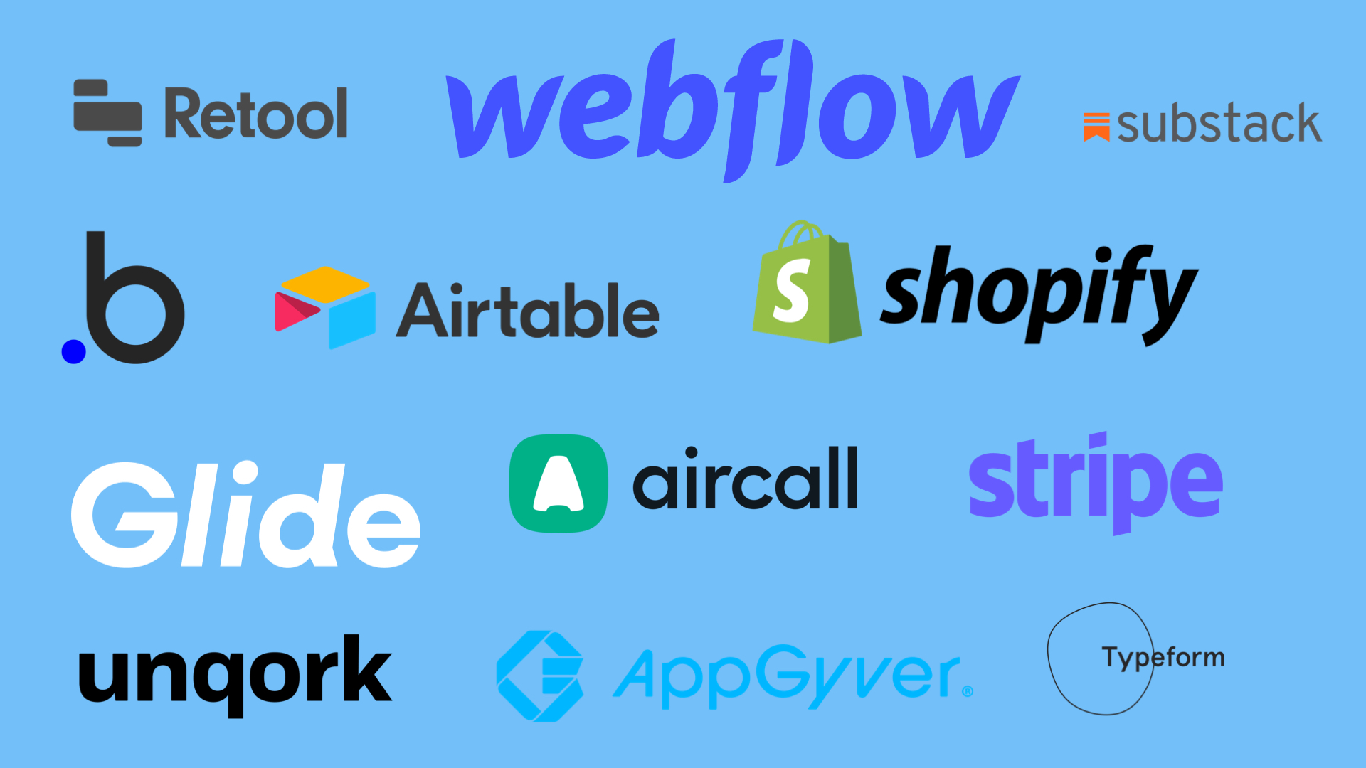 NoCode experts on Retool, Bubble, Webflow, Airtable