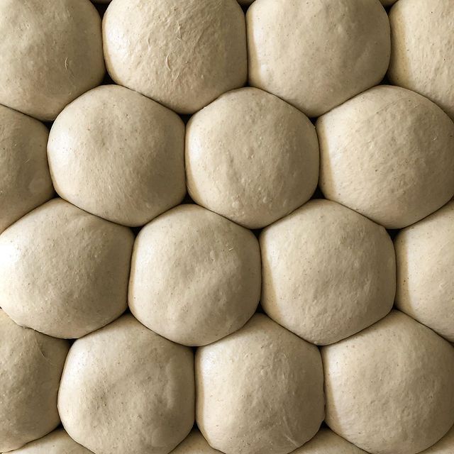 Bundle of pizza doughs