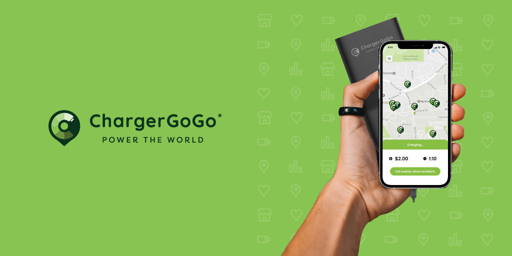 ChargerGoGo Portable phone charger charging iPhone