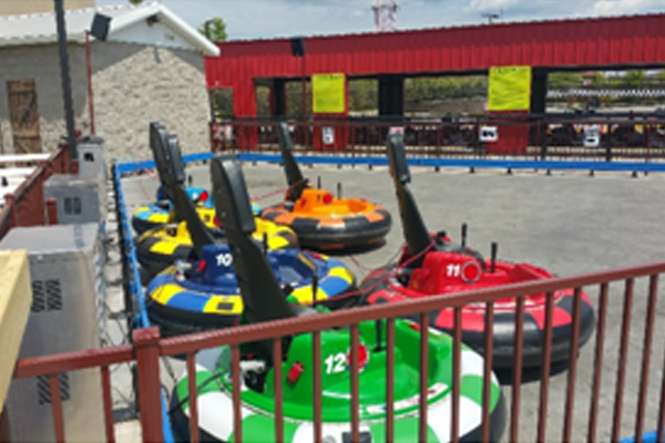 Bumper cars at Clubhouse in Henrietta