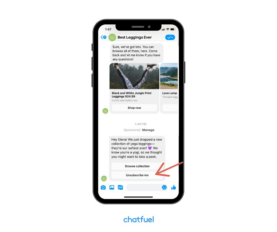 Facebook Sponsored Messages for your chatbot