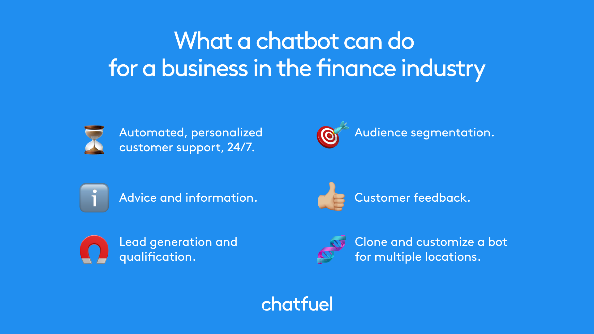 Chatbot for banking and financial industry