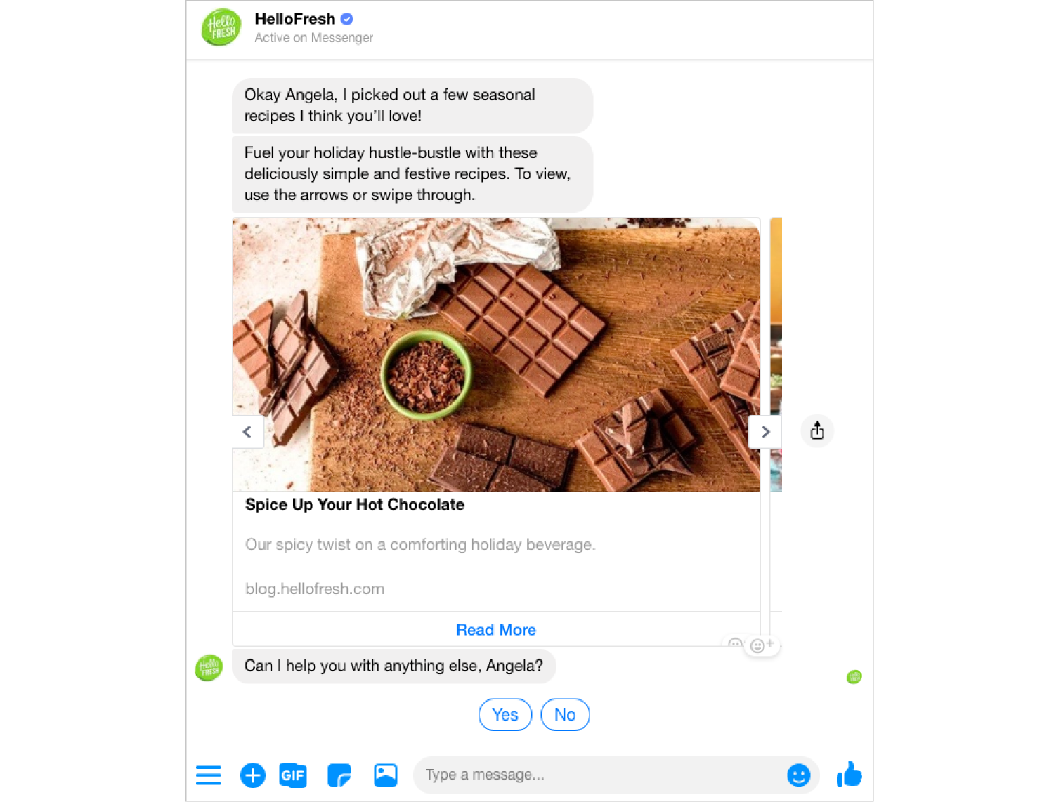 HelloFresh Reduces Support Wait Times With Chatfuel Messenger Bot