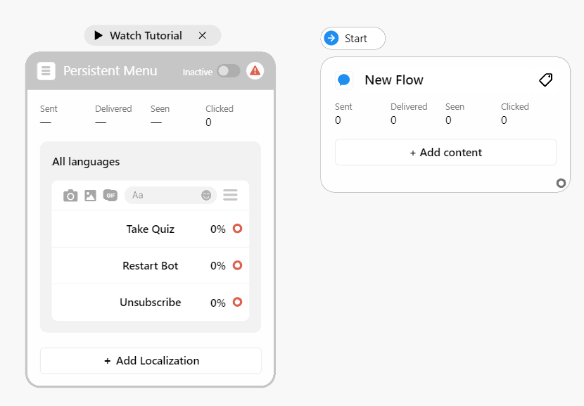 3 must-have buttons in your Messenger Main Menu