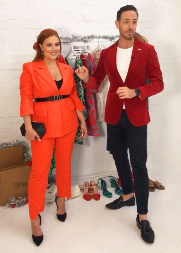donny-gallela-dressing-curvy-women-figure-elliatt-harper-blazer-and-pant-set-tangerine