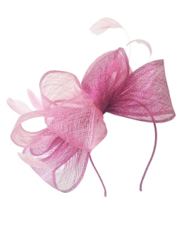 Morgan and Taylor - Georgina Fascinator - Front - Purple
