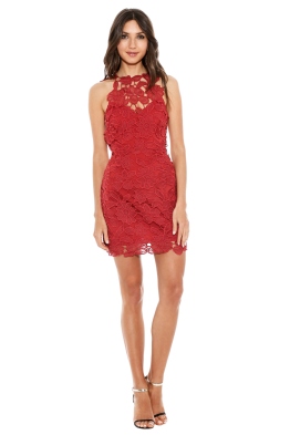 Saylor - Jessa Dress - Front - Red