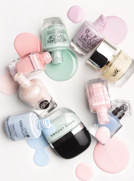 pastel tones - colours of spring