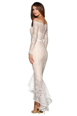 Elle Zeitoune - Marchesa White - Front