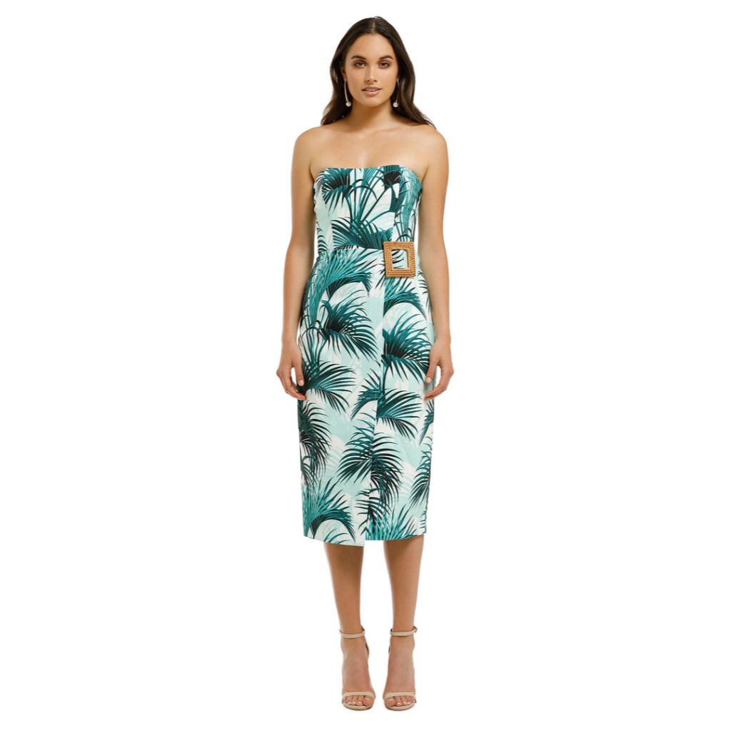 pasduchas-everglade-strapless-midi-dress-green-front