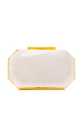 Badgley Mischka - Jane Clutch - Front - White